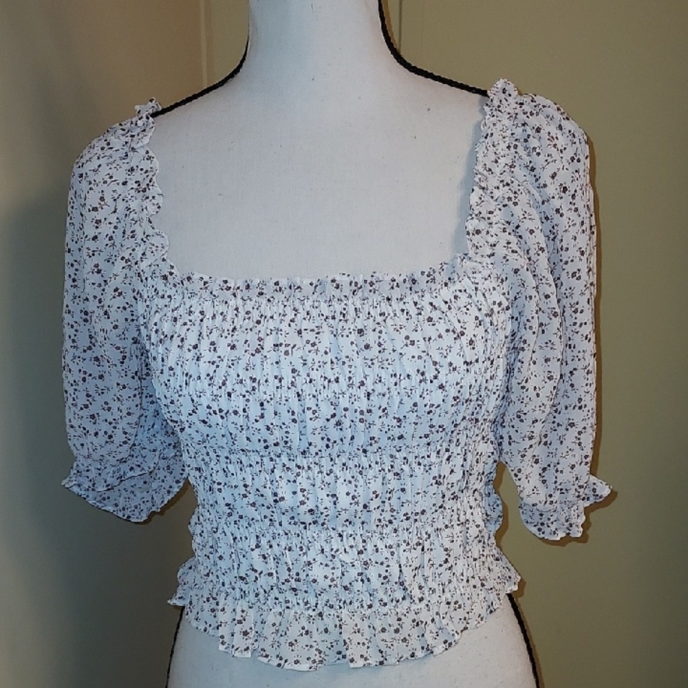 Cotton Candy Cream Crop Top